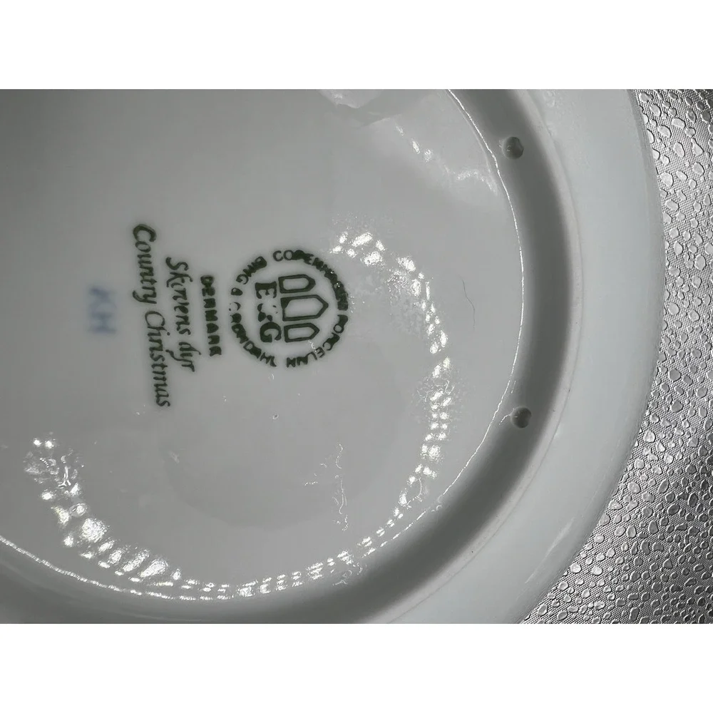 BING‎ & GRONDAHL 1997 plate Jule Aften Country Christmas porcelain Denmark